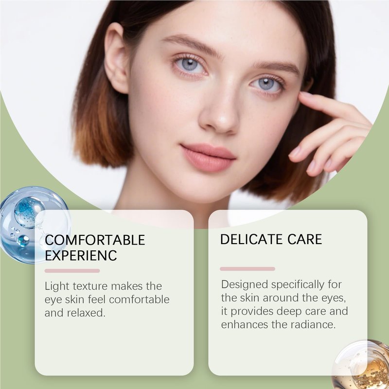 Grospe Avocado Eye Cream,Enhances Elasticity Around The Eyes, Hydrating Eye Cream With Avocado Oil,Vitamin E And Glycerin,Lifts and Firms,Reduces Fine Lines And Puffiness, Long-lasting Moisture - 30g
