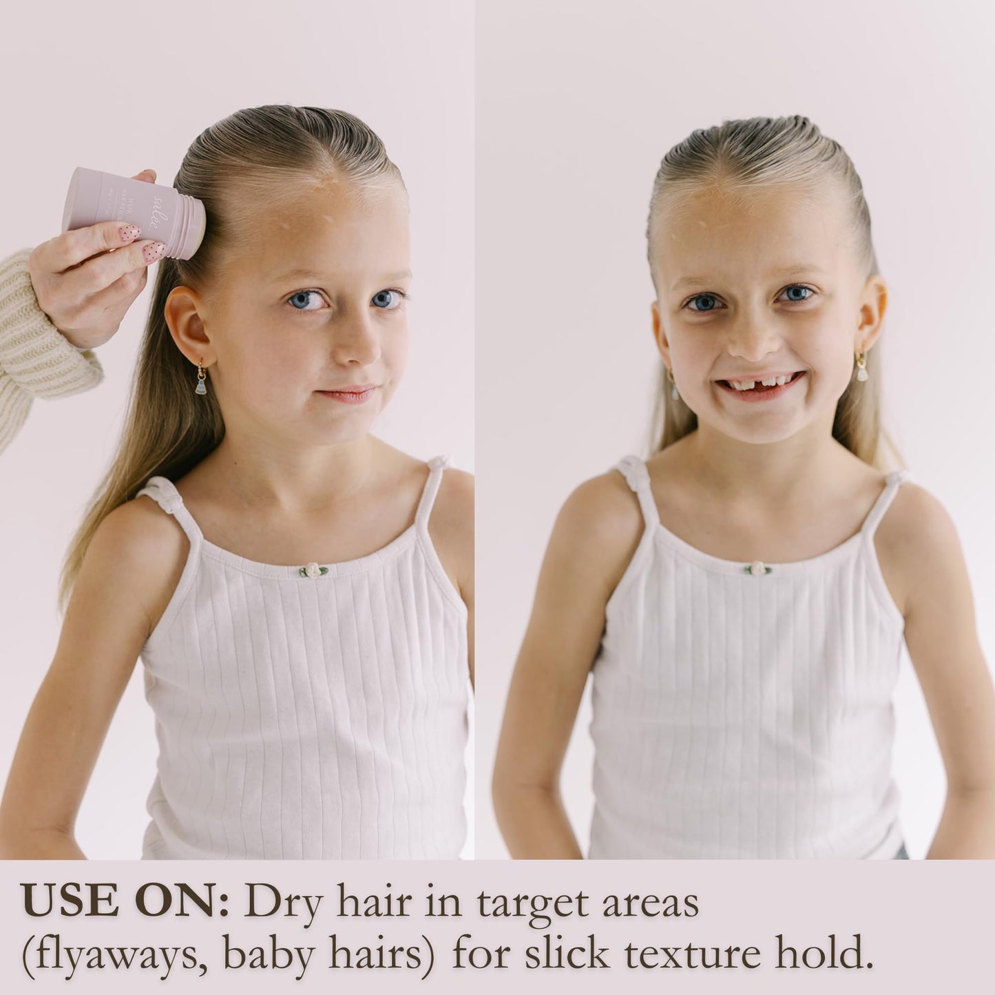 Salée Hair Wax Stick | For All Day Hold Slick Back Ponytails, Taming Flyaways, Frizz Tamer | No Residue, Non-Toxic Clean Ingredients | For Women & Girls