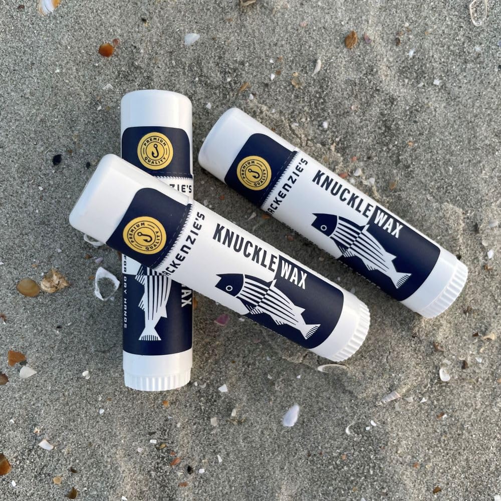 MACKENZIE'S Knuckle Wax - Father's Day - Gifts for Men - Gifts for Fishermen - Travel Friendly - All Natural - Hand Repair - Hand Balm - Moisturizer - .6 Ounce Tube
