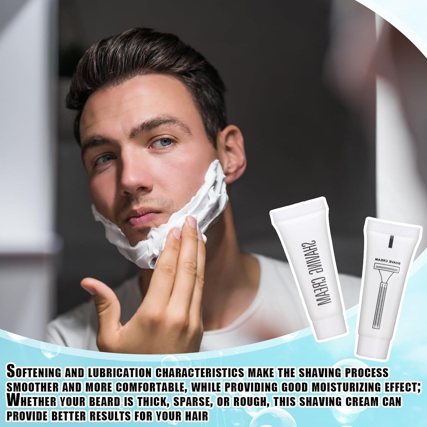 Disposable Shaving Cream | Travel Size 10ml | Ideal for Hotels, Camping & Toiletries (150 Pcs)