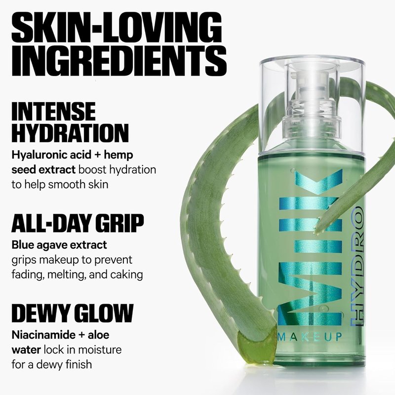 Milk Makeup Hydro Grip Primer - Hydrating Makeup Grip for 12 Hours | 1.52 fl oz, Pack of 2 - Vegan & Fragrance-Free
