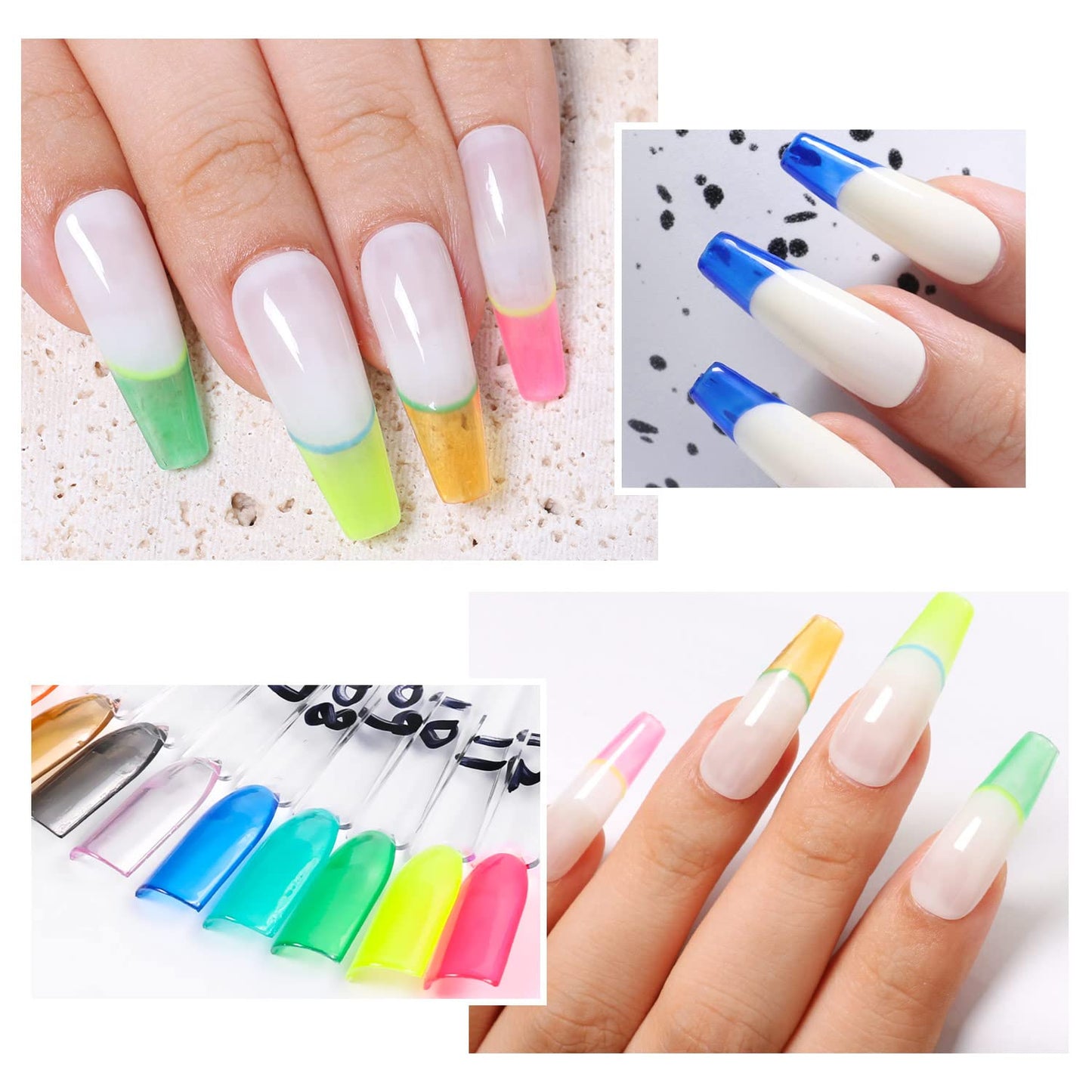 Major Dijit 12 Pcs 8 ML Jelly Gel Nail Polish Set
