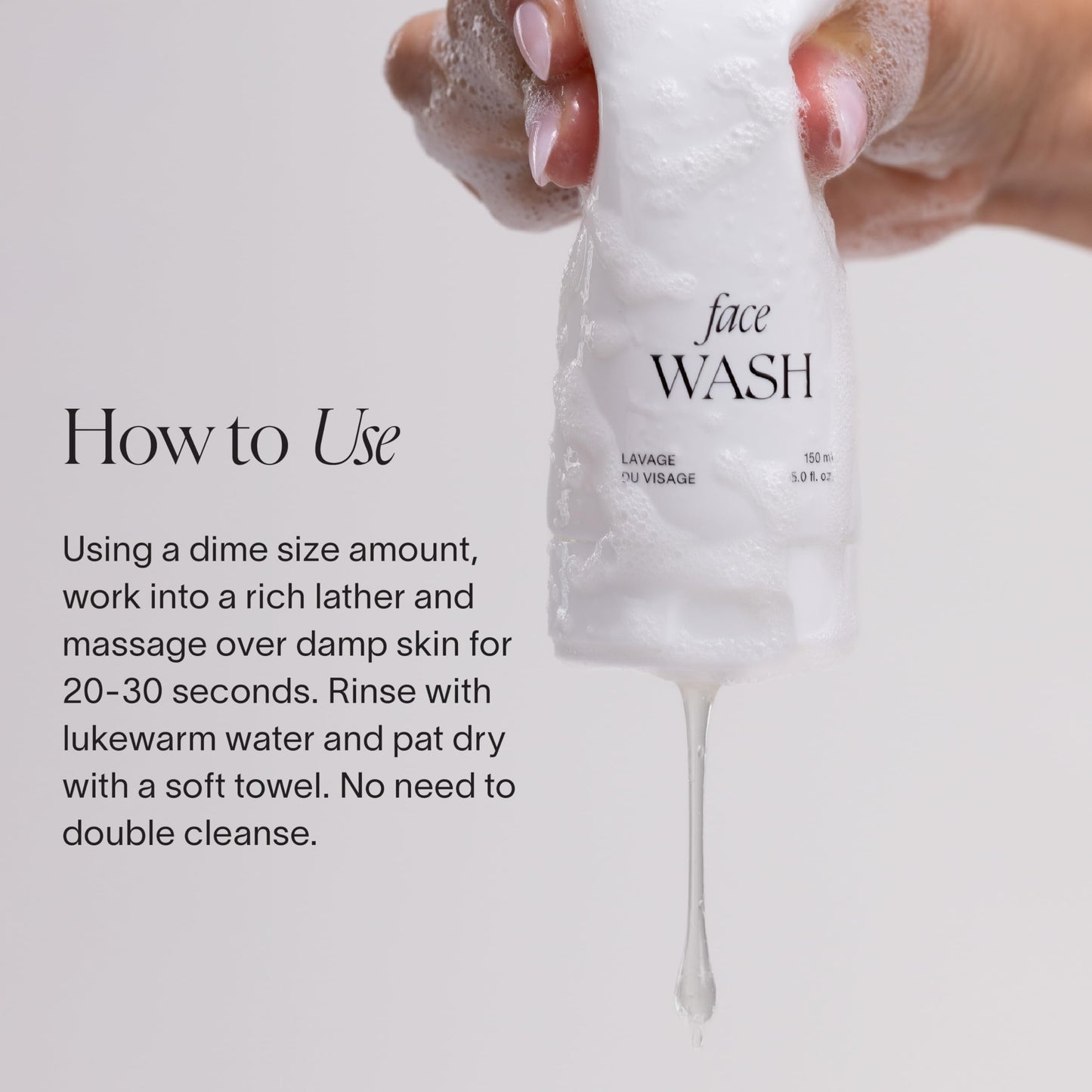 Doctor Rogers Face Wash, Gentle Hydrating Gel Cleanser for All Skin Types, Removes Makeup and Impurities, Non-comedogenic, Fragrance-free, 5 Oz (150ml)