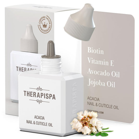 THERAPISPA Nail & Cuticle Oil with Avocado, Jojoba, Biotin & Vitamin E – Promotes Nail Growth, Strengthens & Repairs Dry, Brittle Nails & Cuticles