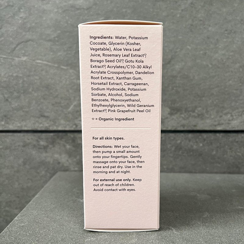 FLEUR & BEE Face Wash - Vegan & Cruelty-Free Daily Cleanser | Gentle, Non-Drying Formula | 3.7 Fl Oz