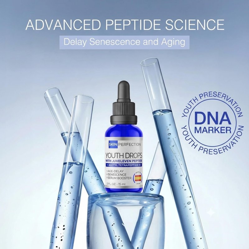 Skin Perfection Juveleven Peptide Solution Ageless Anti-aging Diy Booster Delay Senescence Look Younger Add To Any Face Cream Serum Acetyl Hexapeptide-51