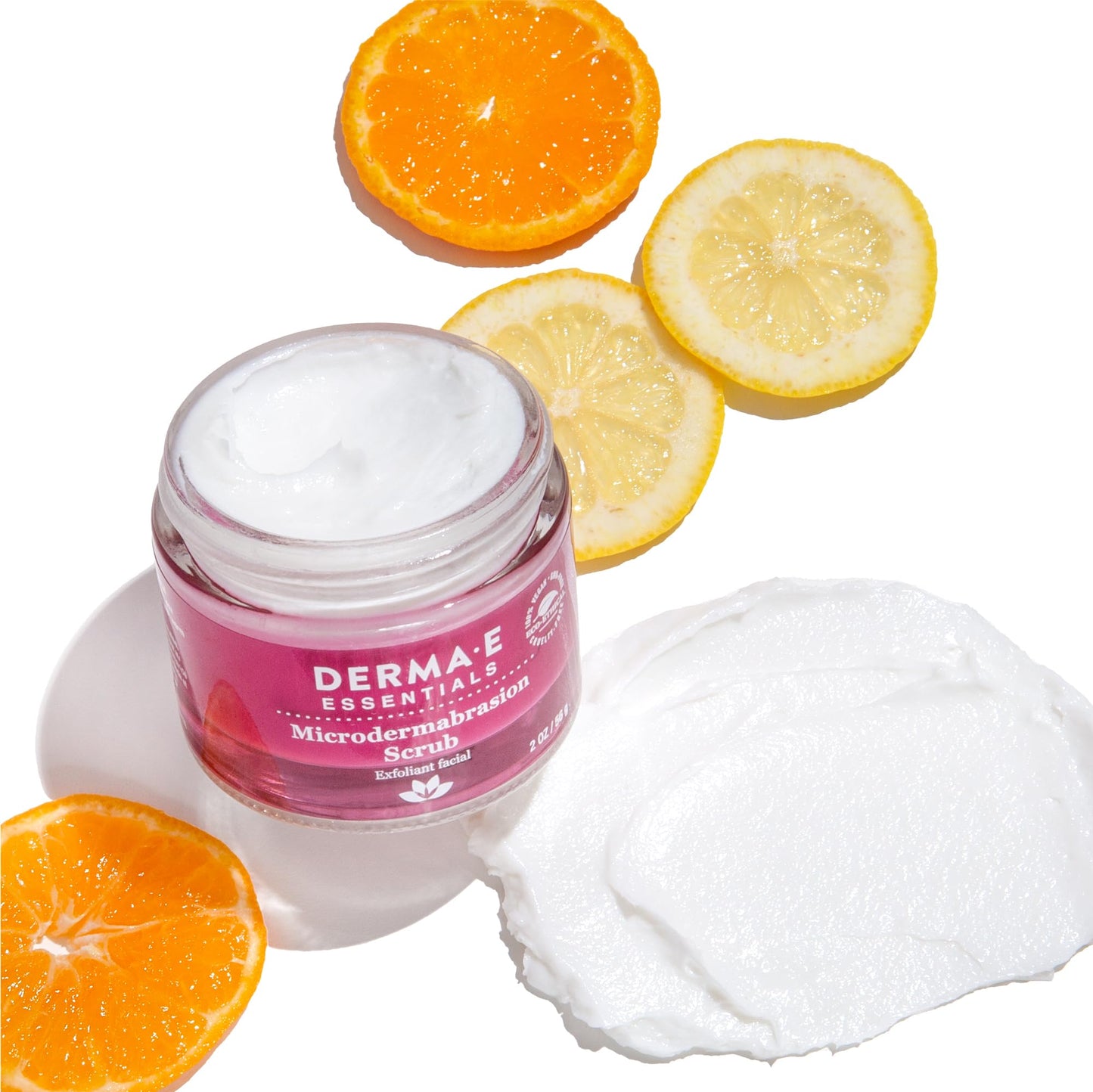 Derma E Scar Gel – Therapeutic Natural Scar Treatment for Face 2 oz + Microdermabrasion Scrub with Dead Sea Salt & Citrus Essential Oils 2oz