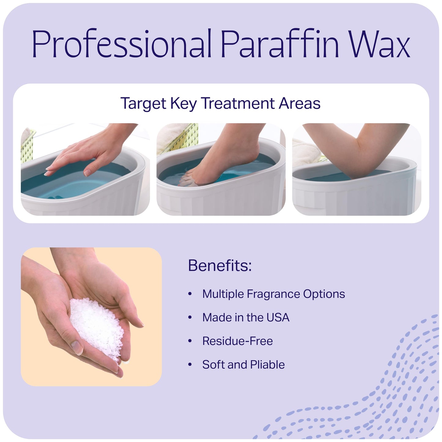 Therabath Paraffin Wax Refill - Thermotherapy - Use to Relieve Arthritis Discomfort, Stiff Muscles, & Dry Skin - for Hands, Feet, Body - Deeply Hydrates & Protects - Made in USA, 4 lb. PeachE