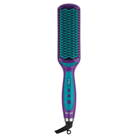 Smooth Operator Straightening Styling Brush - Detangle & Straighten Hair | 4.5-Inch Size