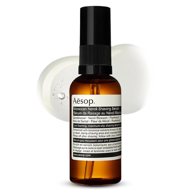 Aesop Moroccan Neroli Shaving Serum - Razor Bump Treatment & Skin Softener | 60 mL / 2 oz