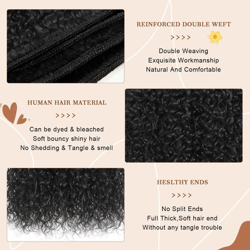 SERUYLEO Water Wave One Bundles 20 Inch 12A Brazilian Virgin Curly 1 Bundles Human Hair 100% Unprocessed Human Hair Bundles Natural Black Color (water wave 1 bundles, 20 Inch)