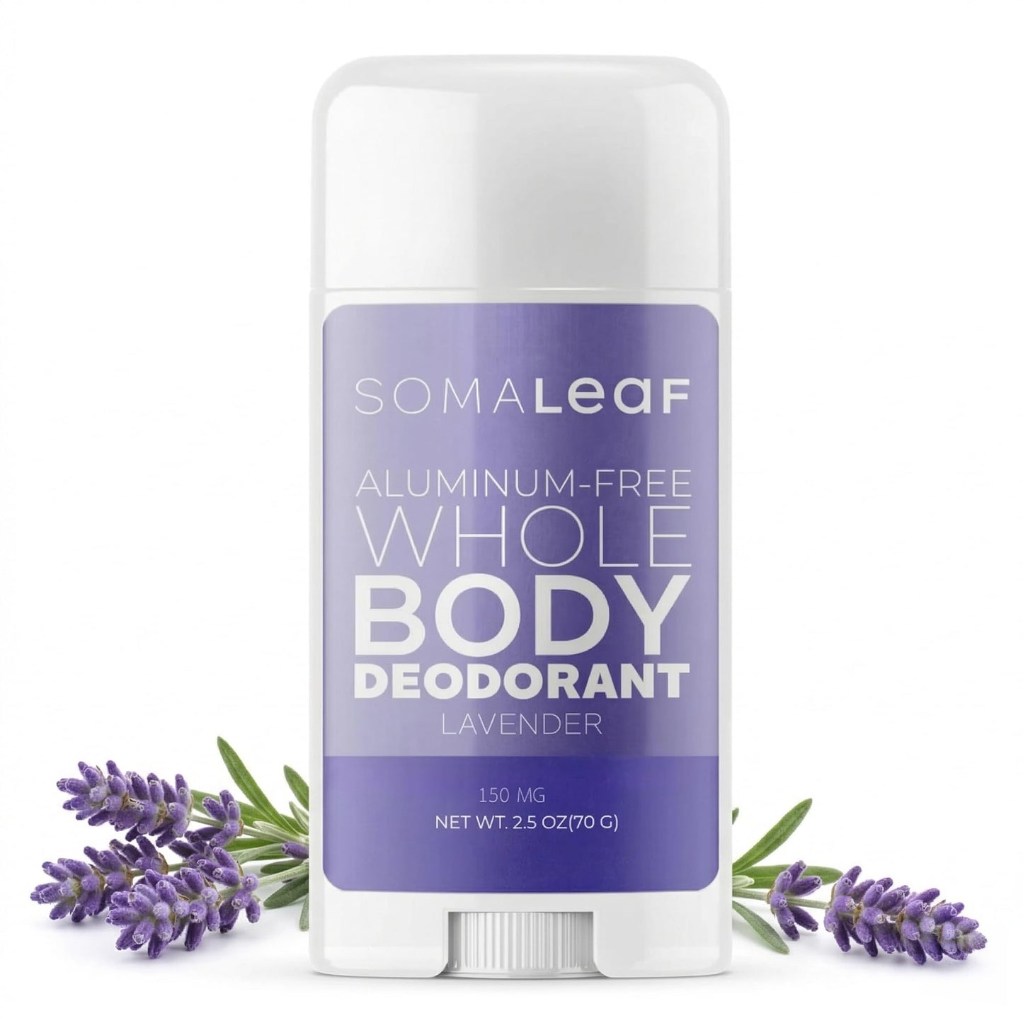Full Body Deodorant Stick Features Naturally Sourced Ingredients, Aluminum-Free Deodorant Suitable for Both Men and Women | 72 Hours of Odor Defense, 2.5 oz