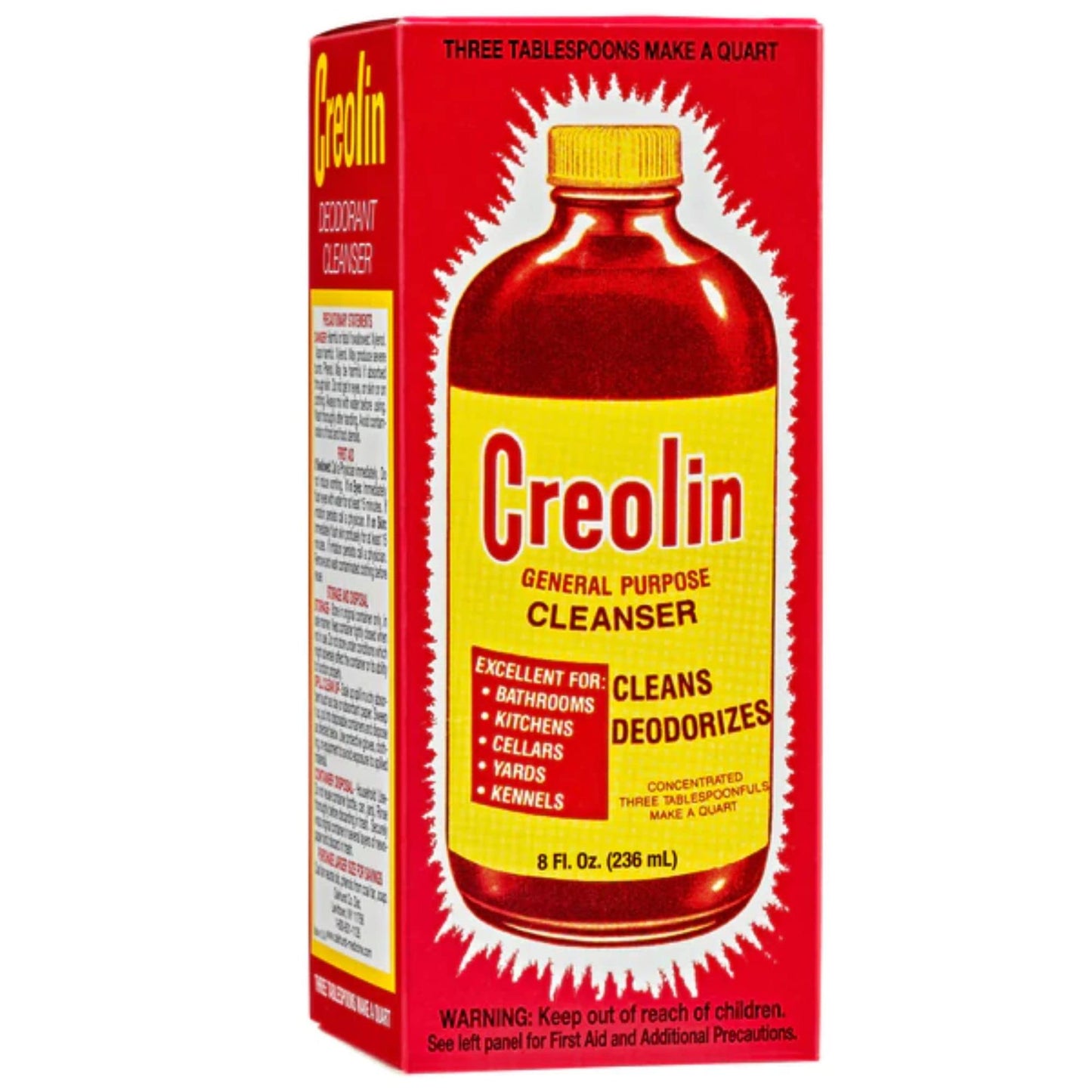 Creolin Deodorizing Multi-Purpose Cleanser, 8 Ounces