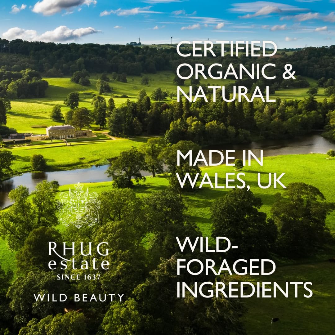 Rhug Wild Beauty - Hand & Nail Cream with Orange Peel Oil and Yarrow | Nourishing Moisturizer for Hands | 75ml | Made in the UK