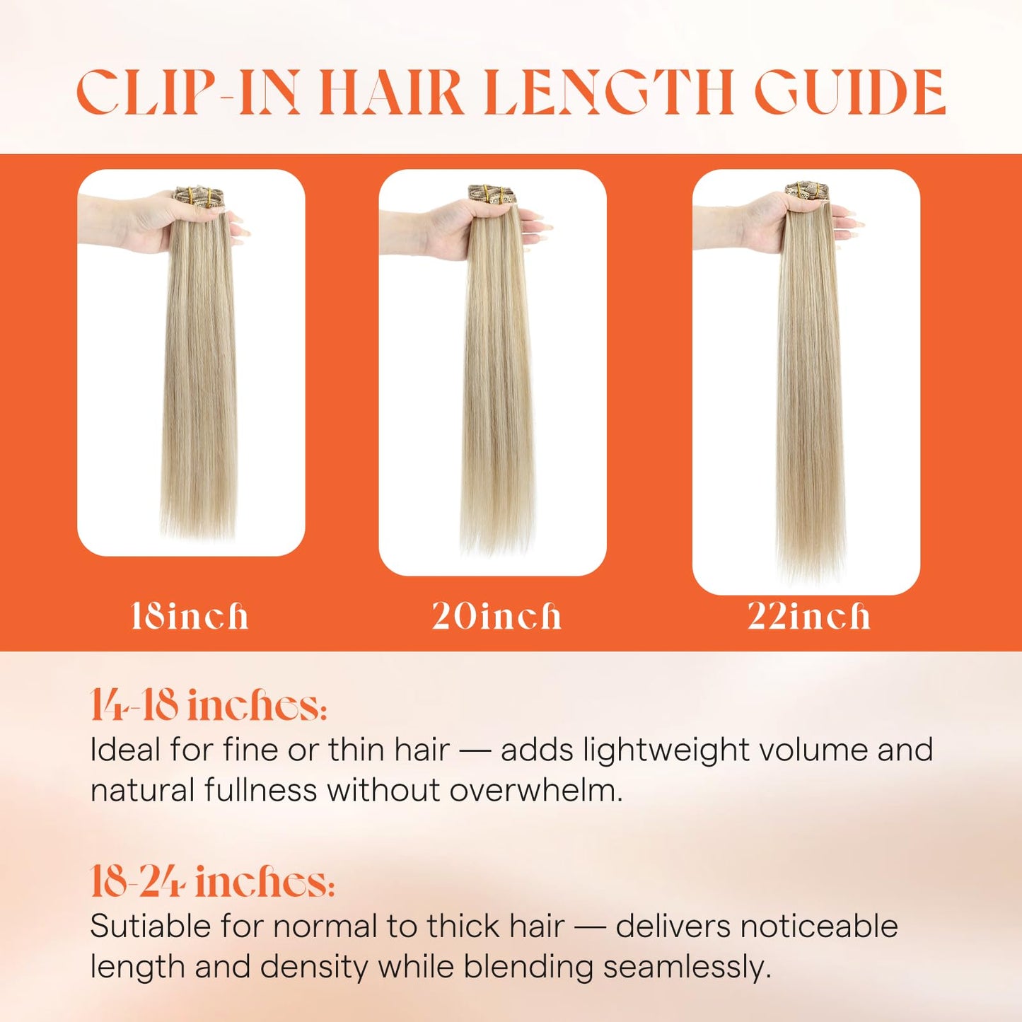 Sunny Hair Clip in Hair Extensions Real Human Hair 85g Remy Hair Clip in Extensions for Women Human Hair Extensions Dark Golden Blonde Highlights Light Blonde 12 Inch