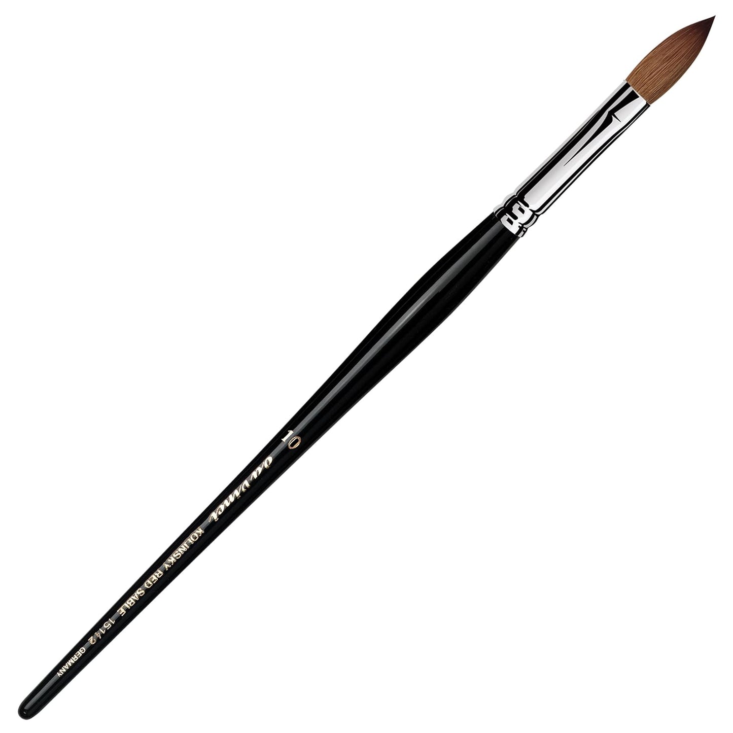 da Vinci Size 6 Acrylic Nail Brush - Round Russian Red Sable with Blue Handle