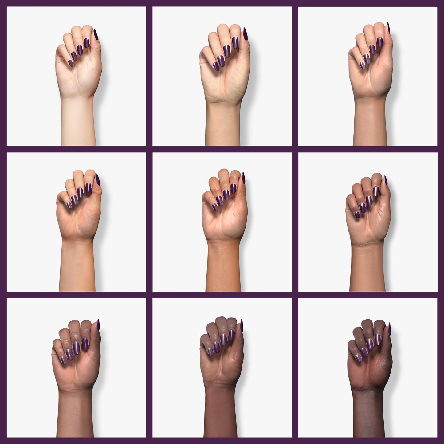 essie Salon-Quality Nail Polish, Vegan, Fall 2023, Dark Purple, Underground Ball, 0.46 fl oz