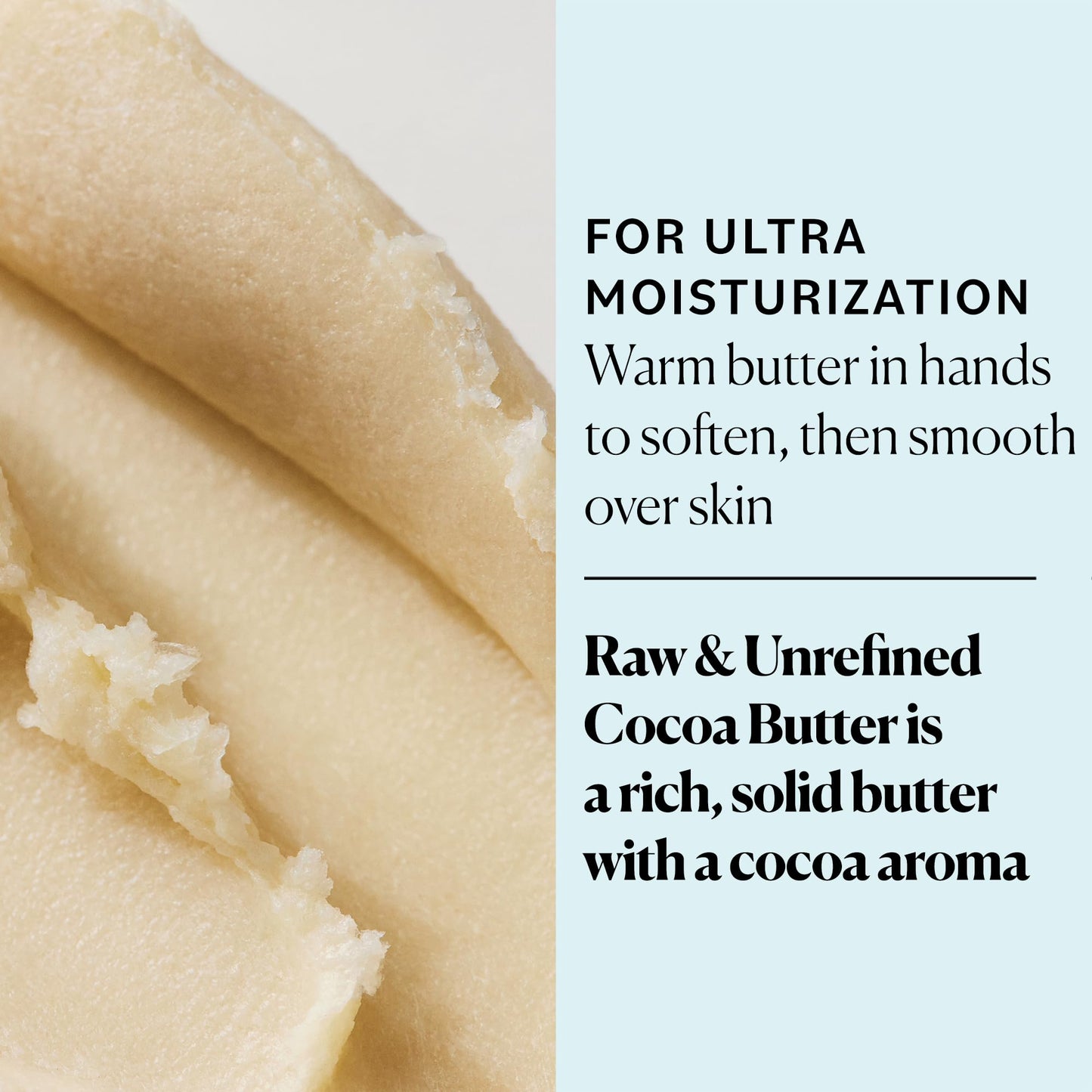 Sky Organics Raw Cocoa Butter for Body (16 oz) 100% Pure & Unrefined Solid Butter - Deeply Hydrates & Conditions Very Dry Skin - Promotes Smooth Tone & Texture - Suitable for Tight or Extra Dry Skin