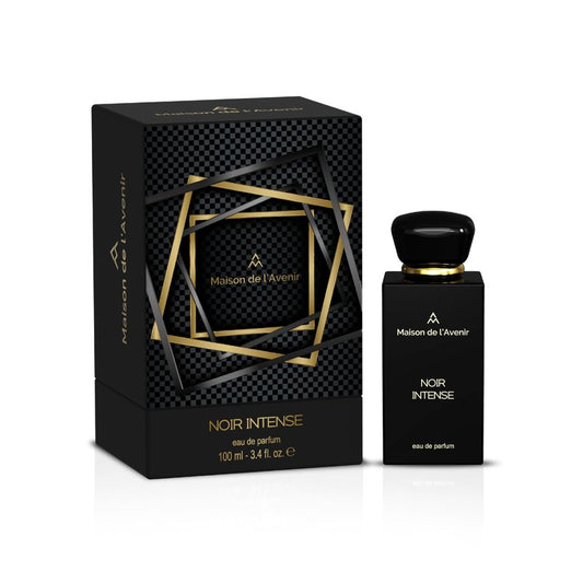Maison de l'Avenir Noir Intense - Unisex Cologne for Men - Perfume for women - Made in Dubai - with Notes of Lavender, Bergamot and Patchouli - Long Lasting (12 hours) - Arabian Fragrance