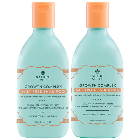 Nature Spell Hair Growth Shampoo and Conditioner Set, 10.14 Fl Oz x 2