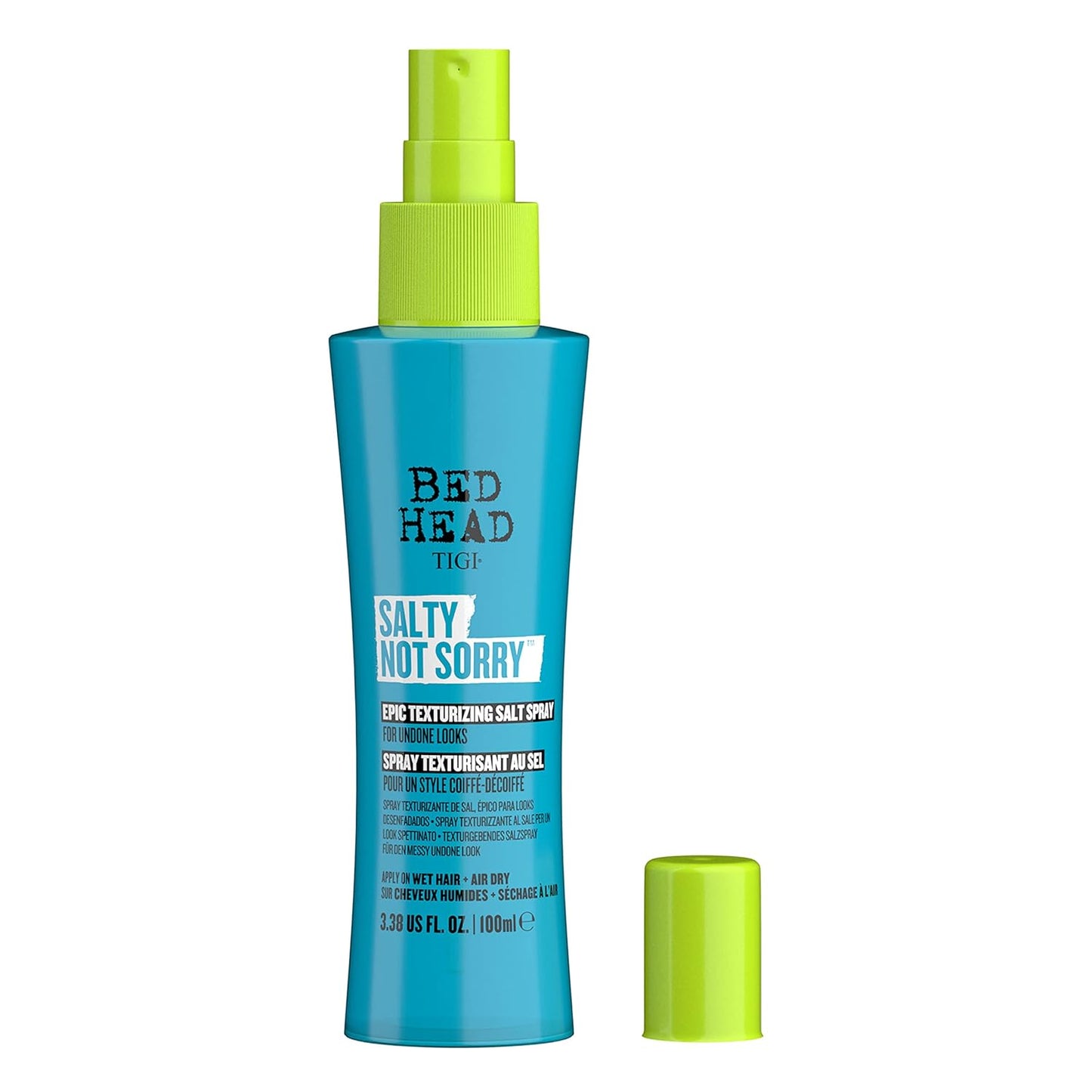 Bed Head Salty Not Sorry Texturizing Salt Spray - Effortless Natural Hairstyles, 3.38 fl oz