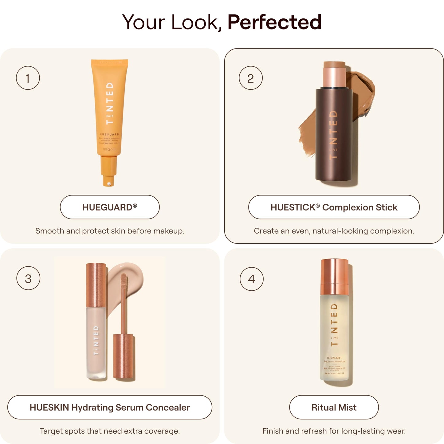 Live Tinted Foundation Makeup - Huestick Complexion Stick - Shade 06