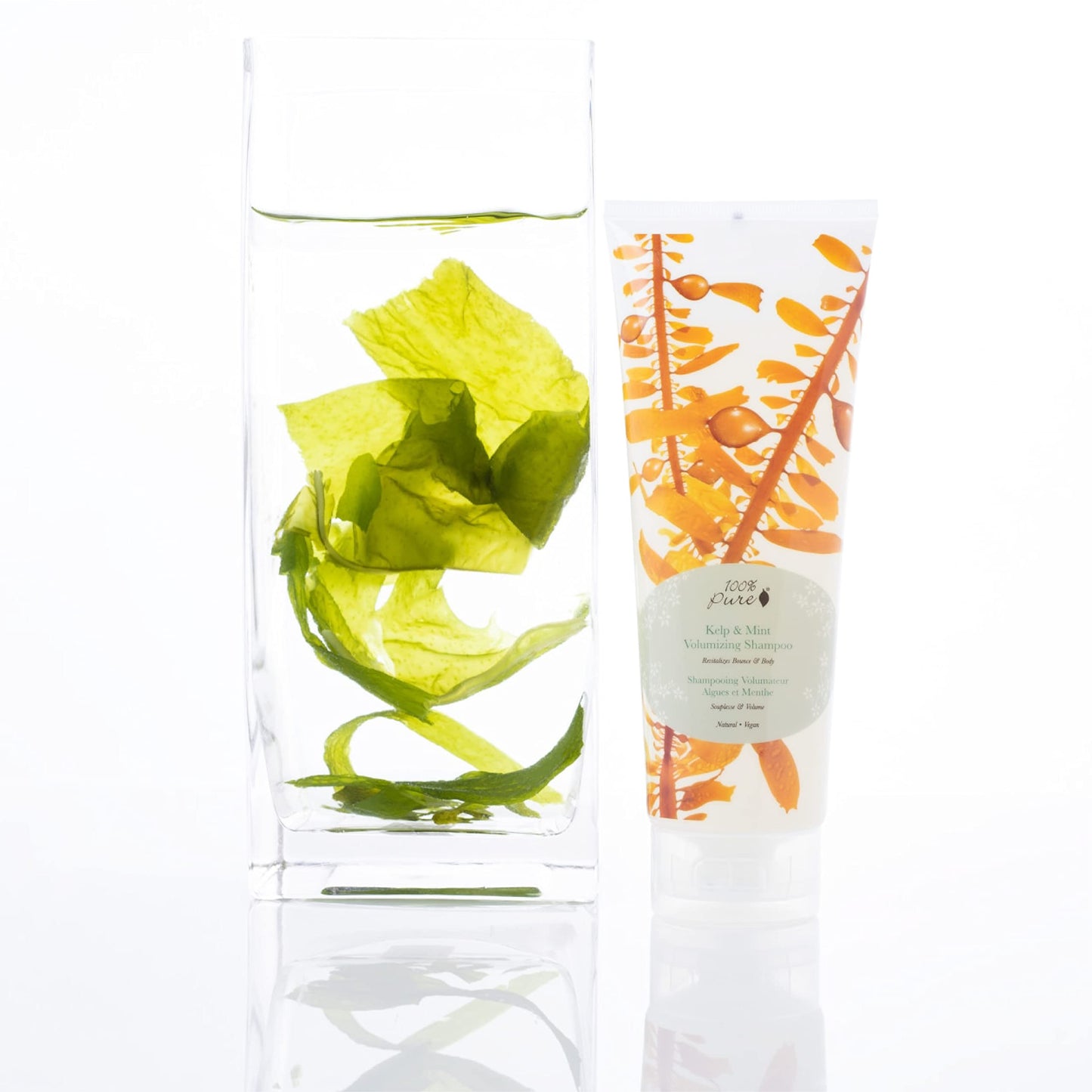 100% PURE Kelp & Mint Volumizing Shampoo
