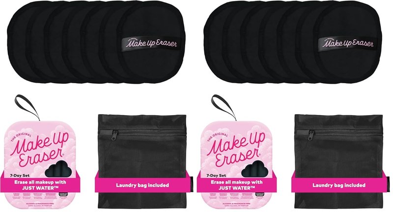Makeup Eraser Cloths - 7-Day Set for Effortless Makeup Removal | Waterproof, Reusable, Eco-Friendly 7ct