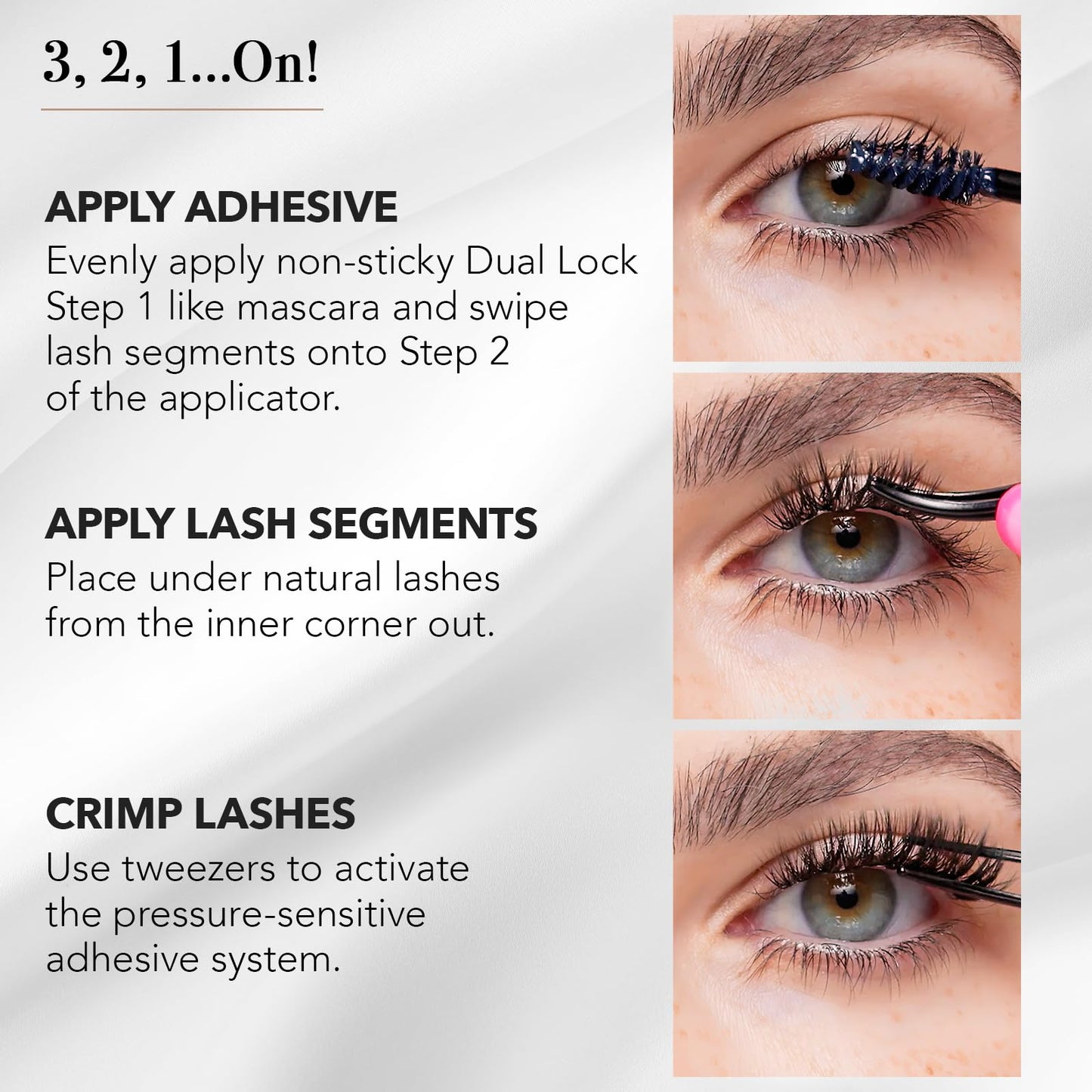 Pro Lash SoftWear Clean Girl Mini Lash Clusters Kit - Natural-Looking, Lightweight Lashes - 7-Day Cluster Eyelash Extensions - False Eyelashes Plus Adhesive and Tweezers - Cat Eye No. 39