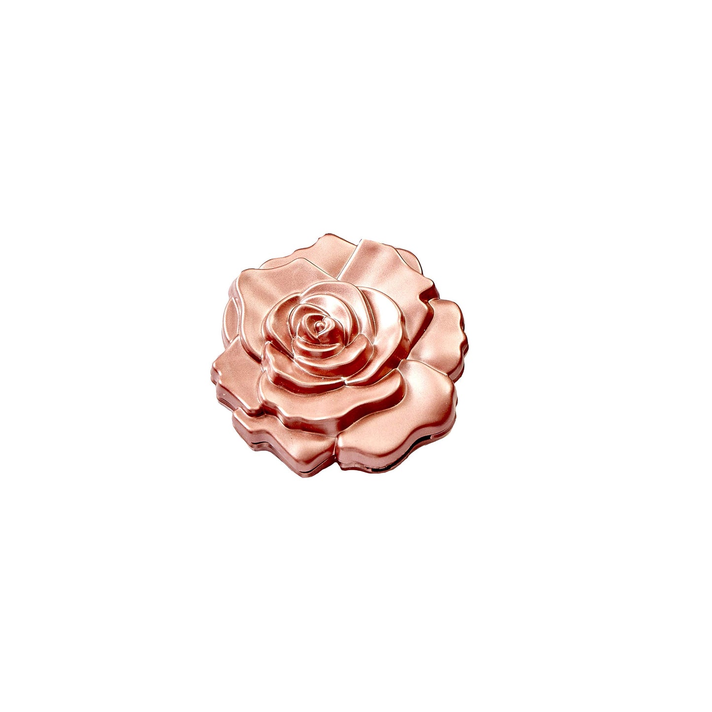 FASHIONCRAFT Dusty Rose Realistic Rose Design Compact Mirror – 2.5” Round Travel Makeup Mirror, Party Favor, Wedding Favor (Pack of 20)