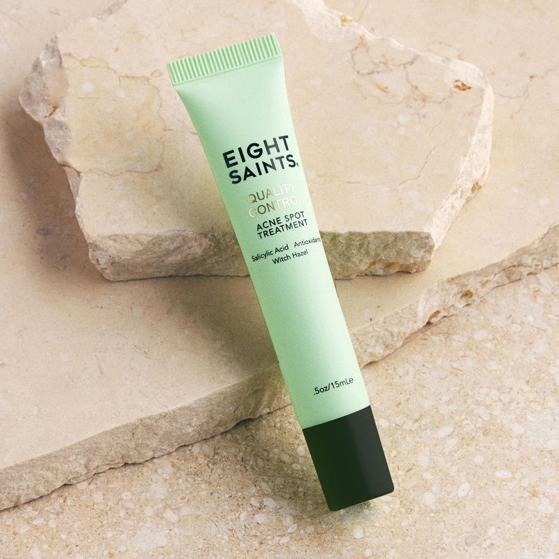 Eight Saints Quality Control Acne Treatment For Face Pimples and Zits with 2% BHA Salicylic Acid, Witch Hazel, and Antioxidants, Acne Spot Treatment, Fast Acne Relief, 0.5 Ounce