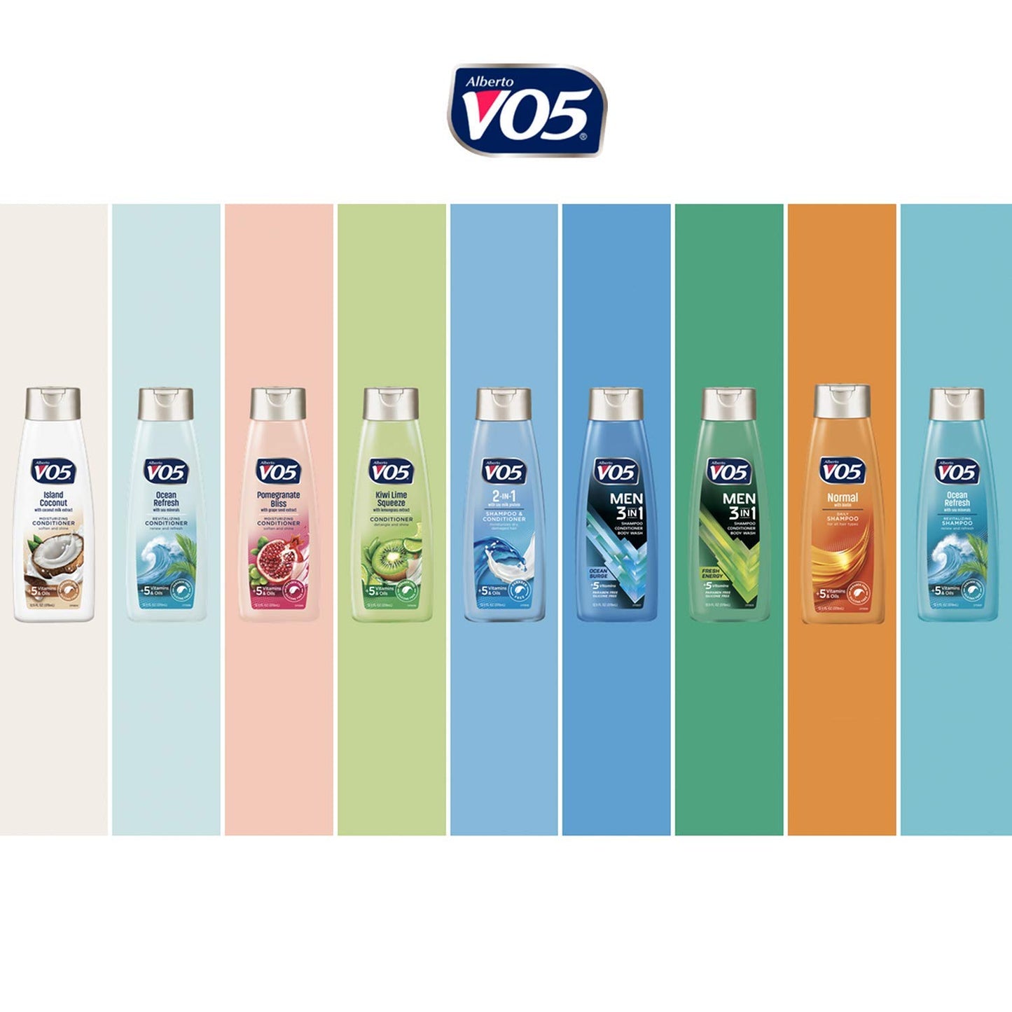 VO5 Moisturizing Shampoo - 12.5 Fl Oz - Pomegranate Bliss - Grape Seed Extract Leaves Hair Looking Vibrant and Beautiful