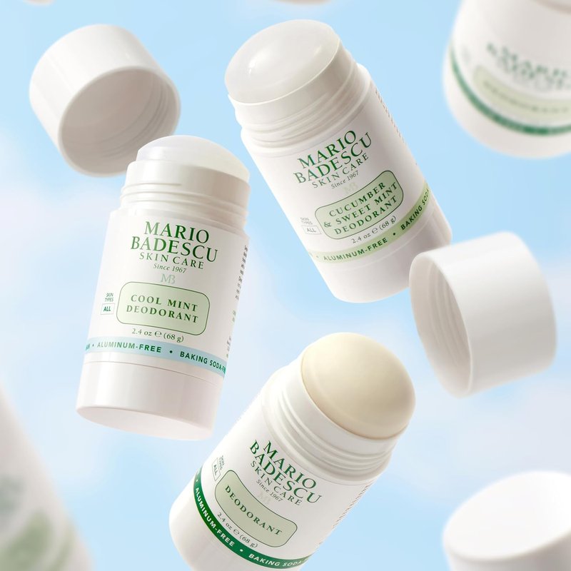 Mario Badescu Aluminum-Free Deodorant - Baking Soda & Paraben-Free | All-Day Odor Protection for Sensitive Skin