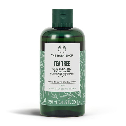 The Body Shop Tea Tree Skin Clearing Facial Wash – Purifying Vegan Face Wash For Oily, Blemished Skin – 8.4 oz
