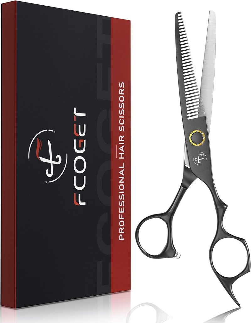 Professional Thinning Shears - Japanese 440C Stainless Steel Hair Cutting Scissors | 6.8 Inch Right-Handed Design for Salon & Home Use