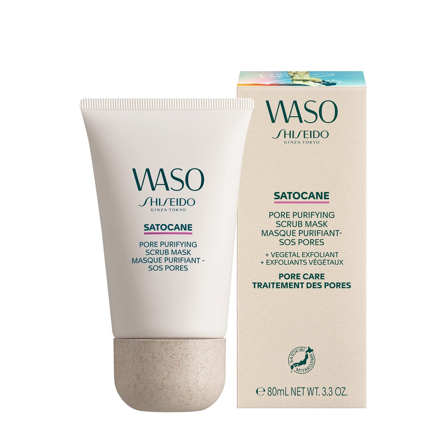 Shiseido Waso Satocane Pore Purifying Scrub Mask Women 3.3 oz