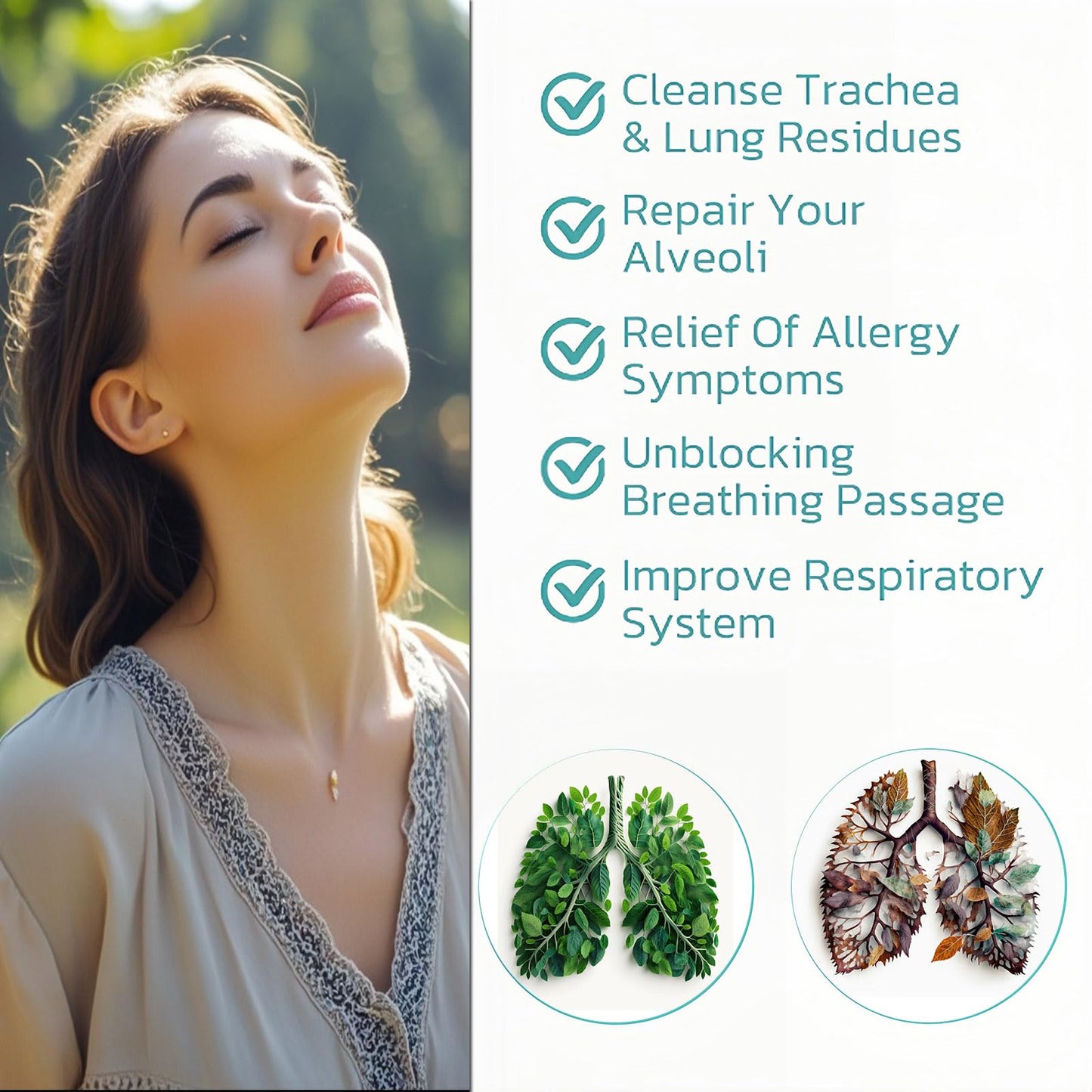 3 PCS - Cleansing Spray Breath Easy -Herbal Oral Fresh Spray mullein leaf extract for Fresh (3Pcs)