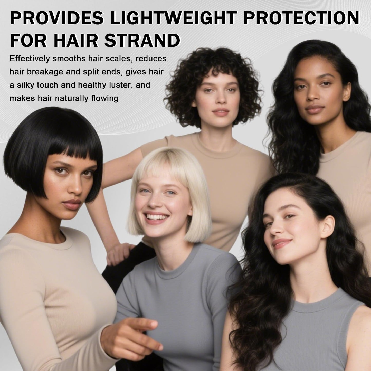 QIUFSSE Heat Protectant Spray for Hair,Heat Protection Spray,7.6fl oz