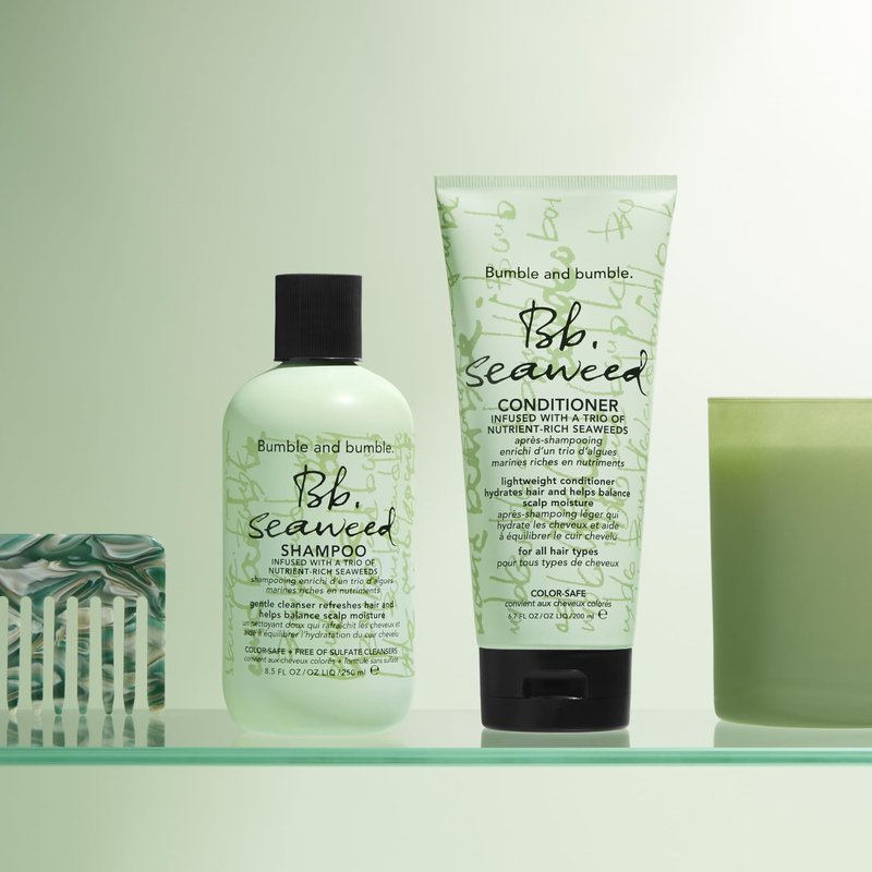 Bumble and bumble. Seaweed Hydrating Conditioner | For Daily Use | Adds Lightweight Moisture | Smooths and Reduces Frizz | For Fine to Medium Curly, Wavy, Straight Hair |Standard Size 6.7 Fl Oz