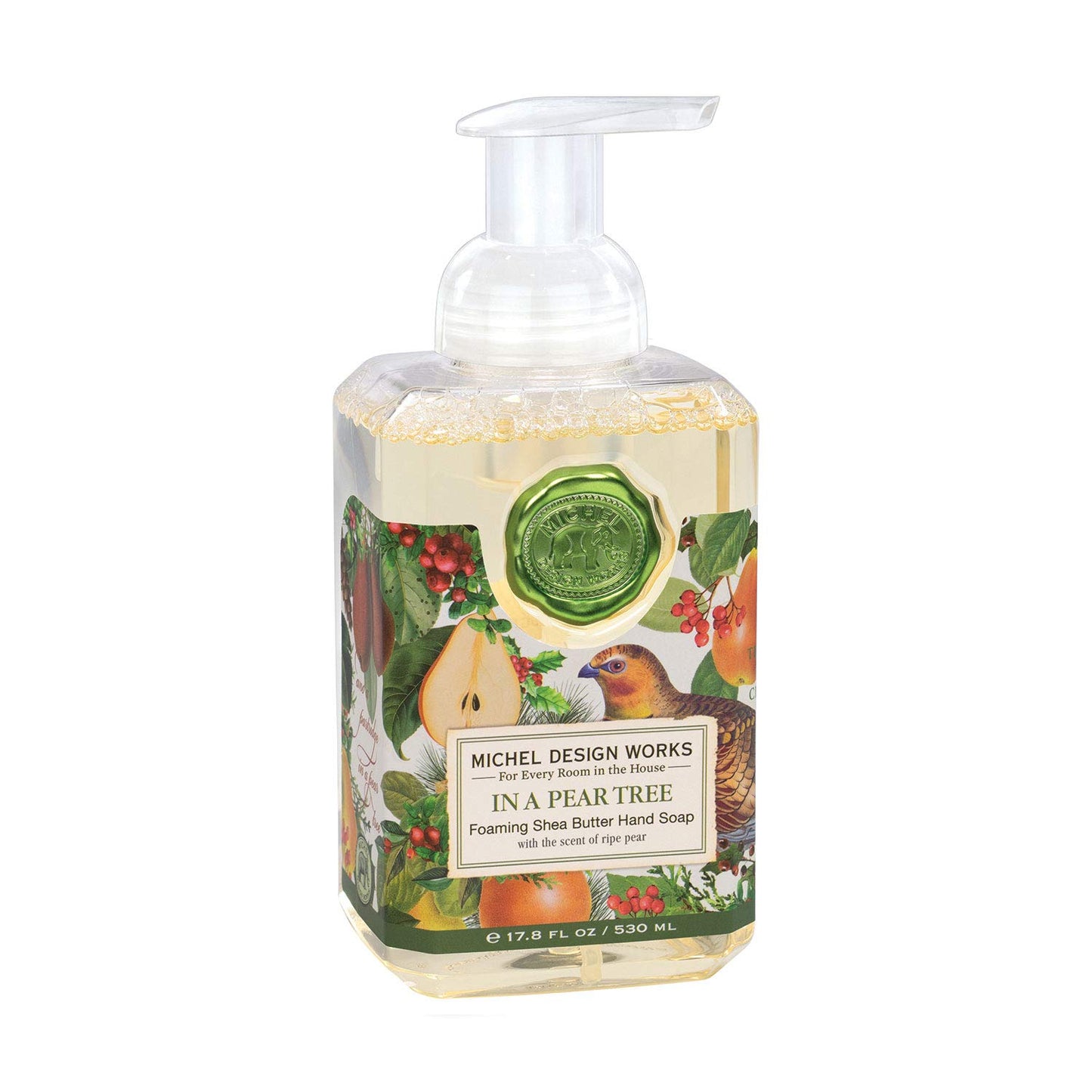 Foaming Hand Soap - Luxurious Pear Tree Scent - 17.8 Fl Oz Bottle