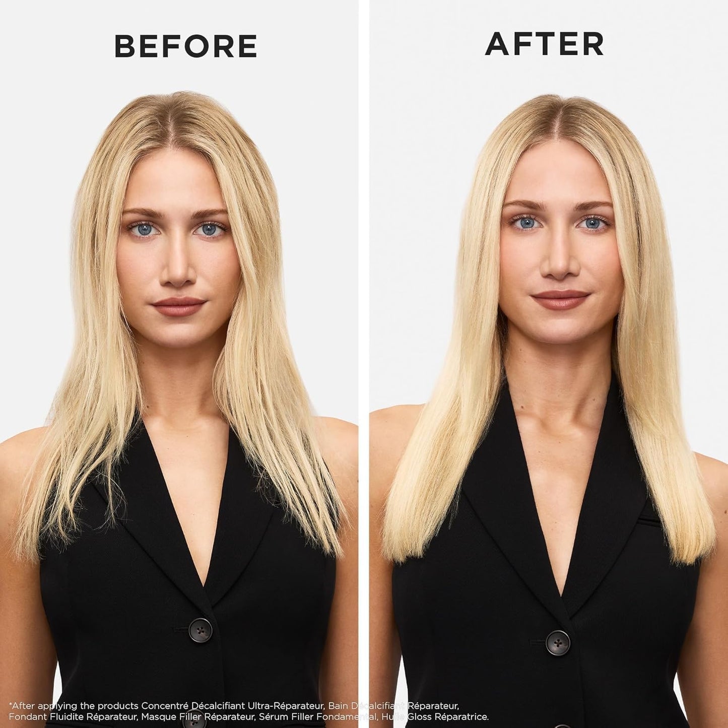 Kerastase Premiere Sulfate-Free Hair Repair Shampoo - For All Damaged Hair Types, Strengthens & Smoothes, With Citric Acid, Removes Buildup & Decalcifies, 16.9 Fl Oz (Refill)