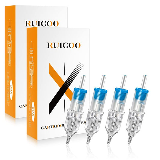 Tattoo Cartridge Needles - Ruicoo 100Pcs Mixed Tattoo Cartridge Needles Standard 5RL 7RL 9RL 5RS 7RS for Tattoo Artists and Tattoo Kit