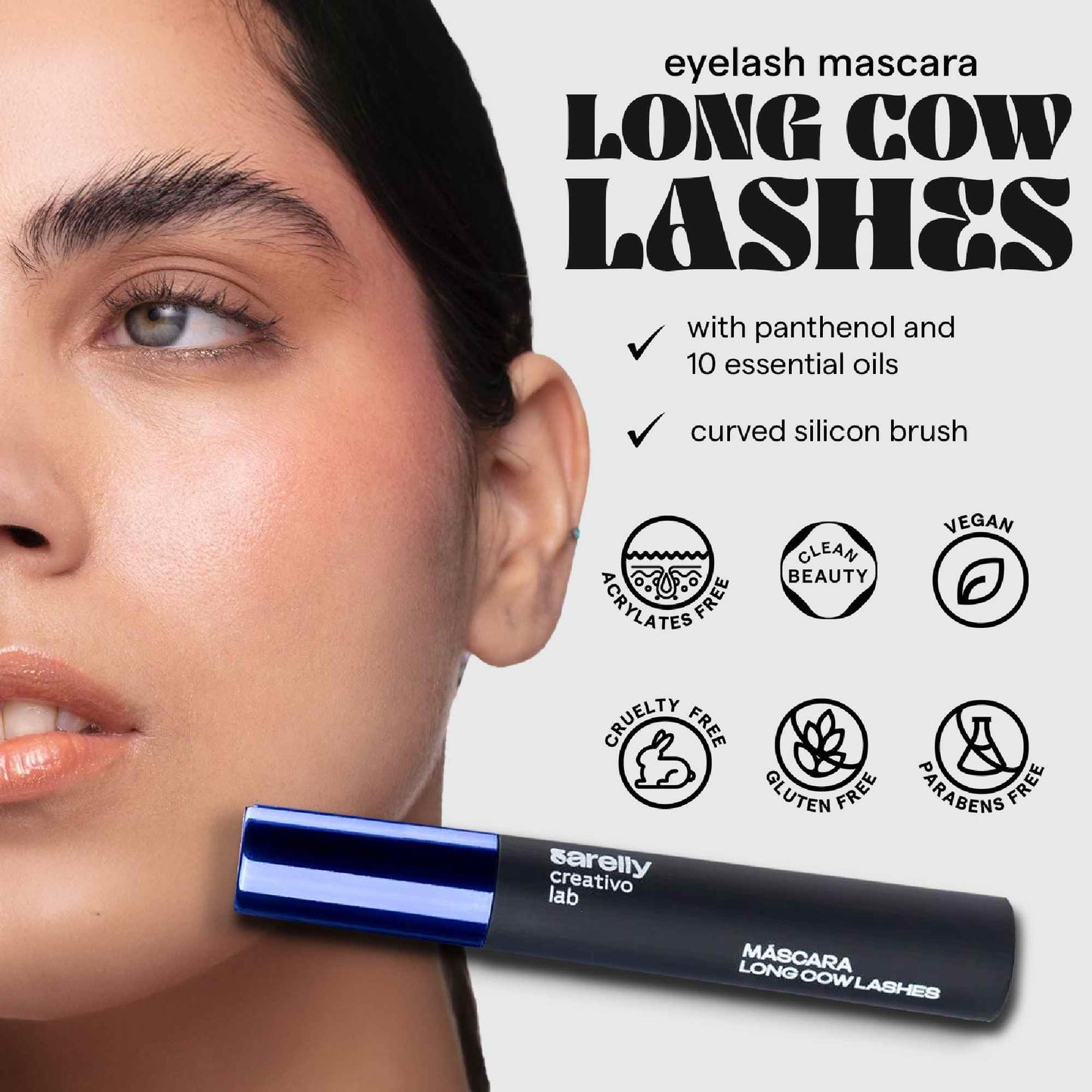 SARELLY Mascara | Waterproof | Volumizing & Lengthening | Lash-Conditioning | Vegan & Cruelty-Free (Bundle)