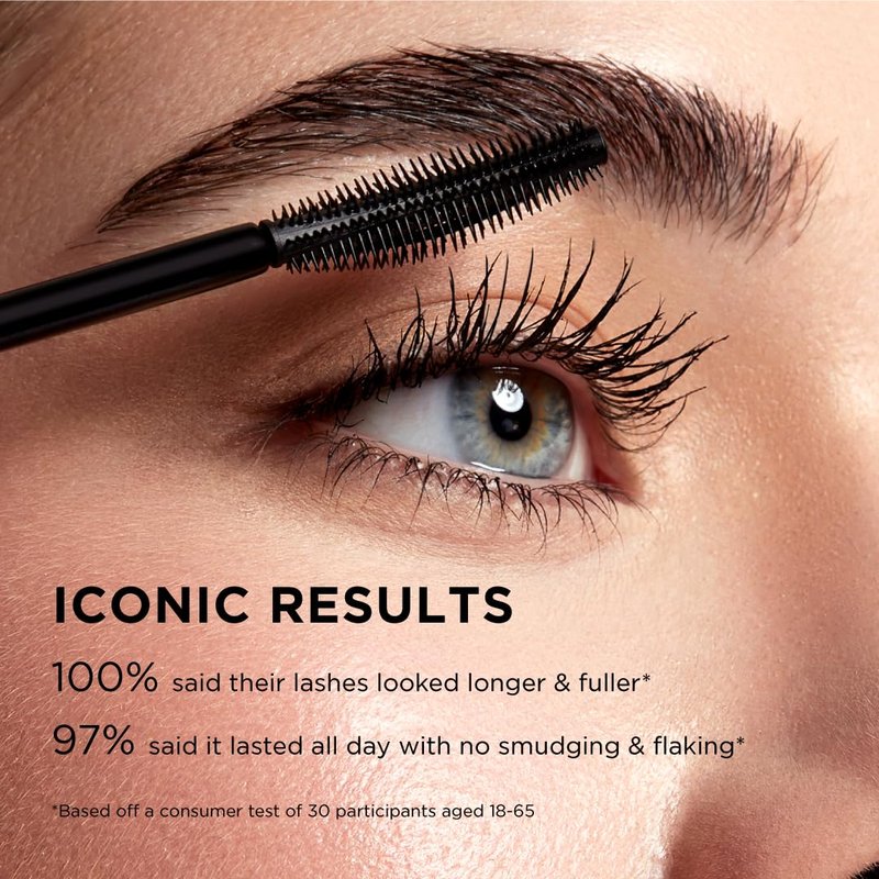 Sigma Beauty Lash Icon Lengthening & Volumizing Tubing Mascara (Black) — Smudge Resistant Mascara with Curved Wand, Lightweight Buildable Formula for Defined, Lifted Lashes and All Day Wear
