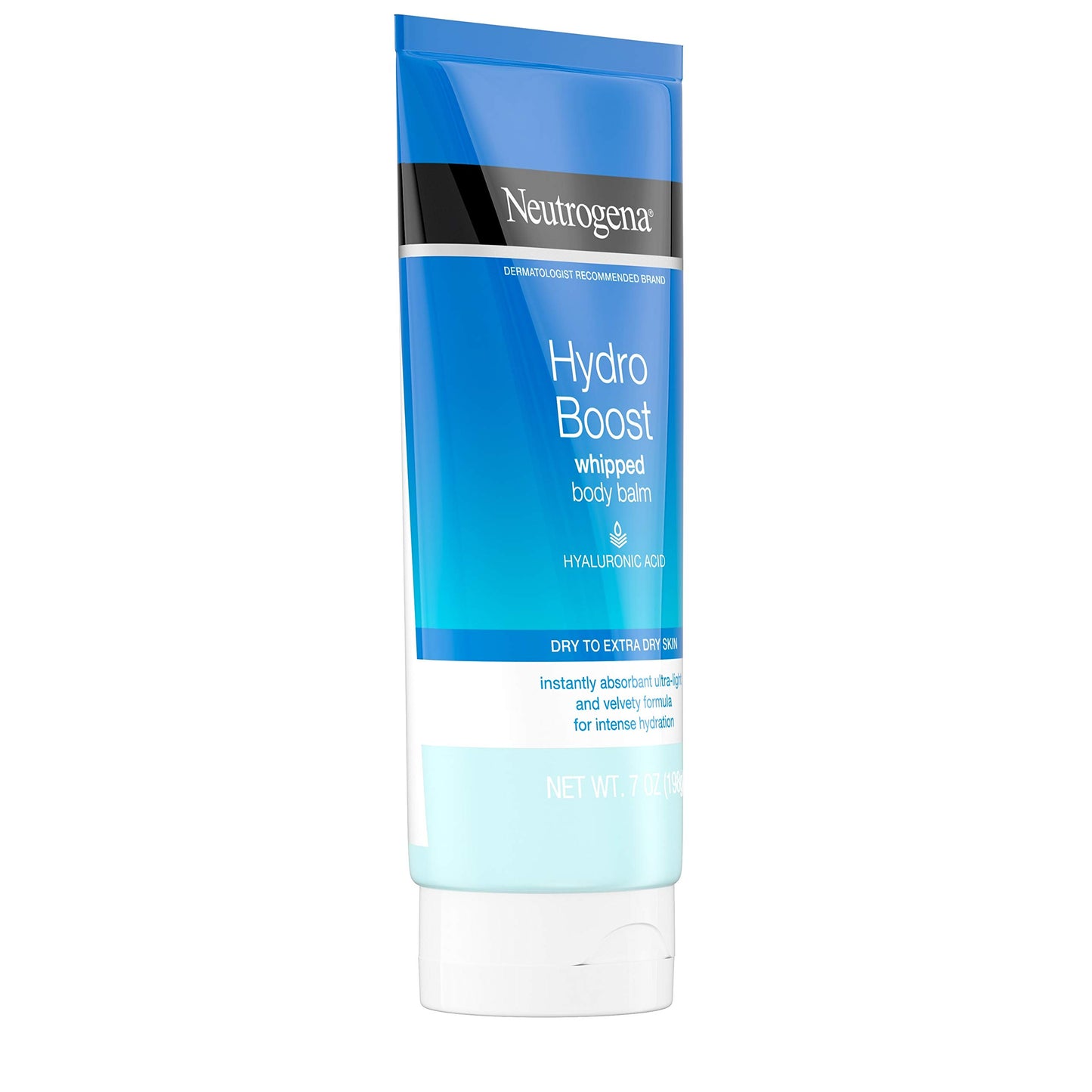 Neutrogena Hydro Boost Whipped Body Balm with Hyaluronic Acid, Hydrating for Dry to Extra Dry Skin, Lightweight, Daily Moisturizing, 7 Oz