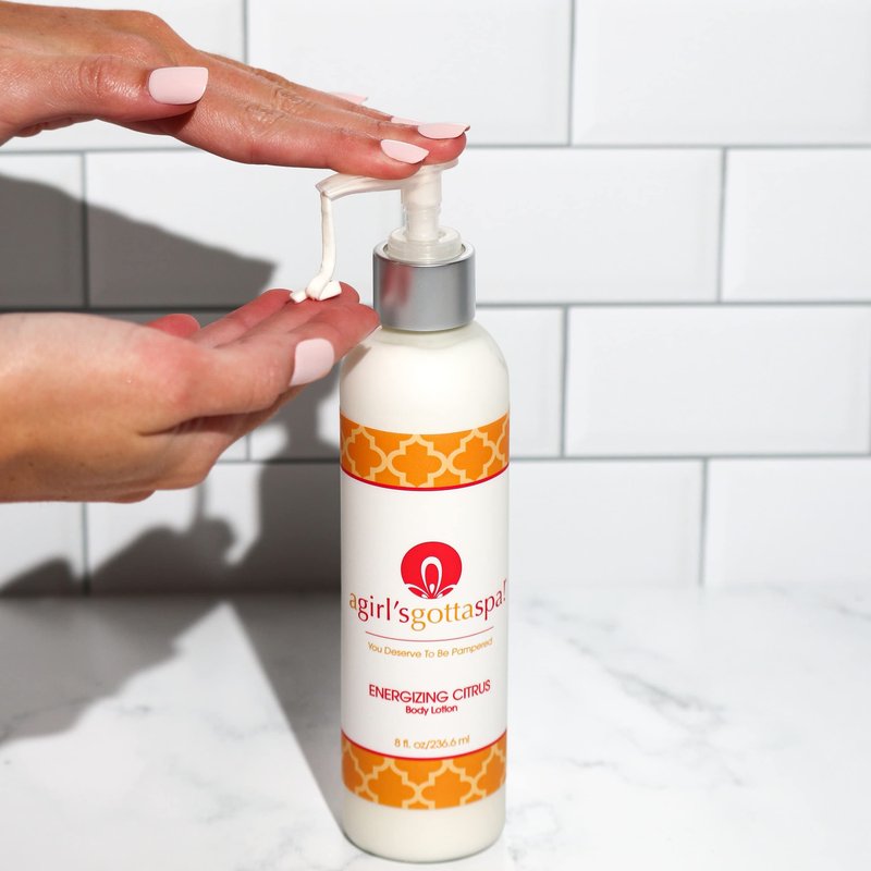 A Girl's Gotta Spa! Shea Butter Body Lotion for Women with Dry Skin - Natural Moisturizing Body Cream | Non-Greasy | Vegan Ingredients | Cruelty-Free, 8 Ounces