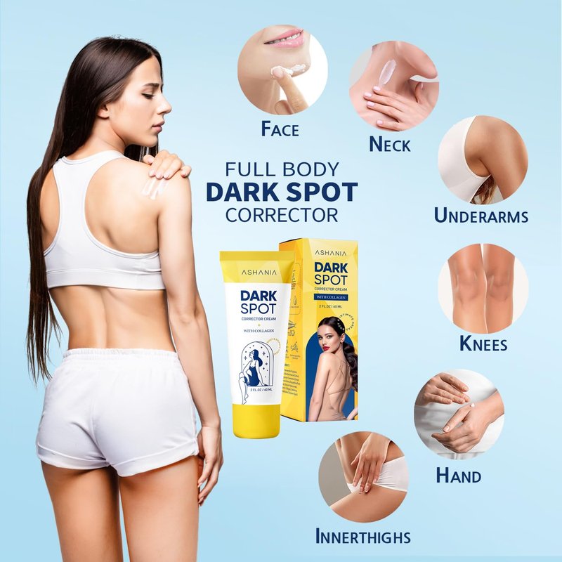 Dark Spot Remover for Face & Body - Advanced Corrector for Inner Thighs, Neck & Knees | 2 Fl Oz