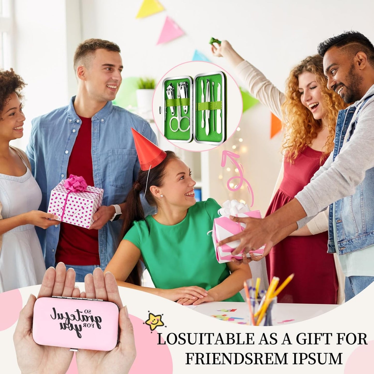 Gisafai 12-Piece Employee Appreciation Gift Set | Inspirational Nail Clipper for Women & Teachers