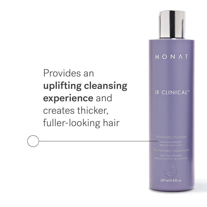 MONAT IR Clinical Thickening Shampoo – Volumizing Shampoo for Dense, Thick Strands – Thickening Solution Crafted from Powerful Blend of Natural Ingredients, With Rosemary & Mint And Pea Extract