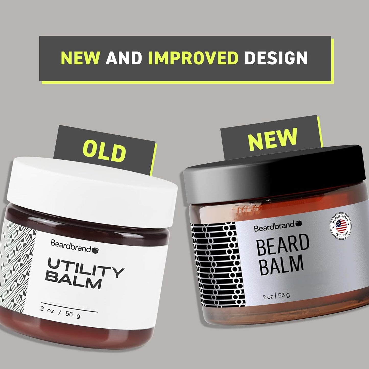 Beard Balm for Men - Travel Pack for Thicker Beards | Pearl Snap Scent, Natural Ingredients - 2 oz